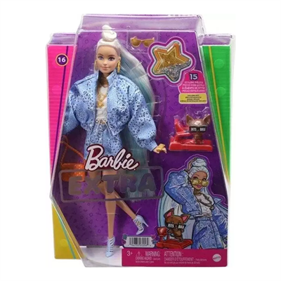 Barbie Extra Mavi Takımlı Bebek HHN08
