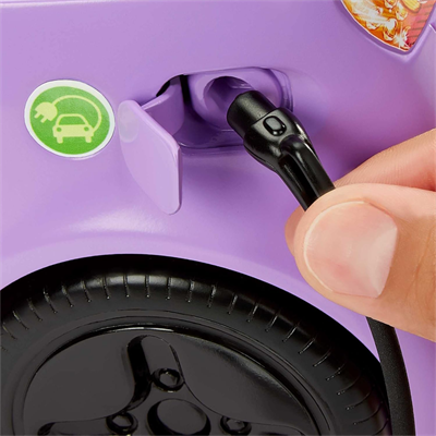 Barbienin Elektrikli Arabası Barbie arabası, çocuklar için oyuncaklar, şarj istasyonlu elektrikli araba HJV36