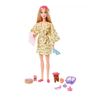 Barbie Wellness Barbie nin Spa Günü Bebekleri GKH73-HKT90