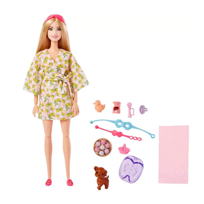 Barbie Wellness Barbie nin Spa Günü Bebekleri GKH73-HKT90