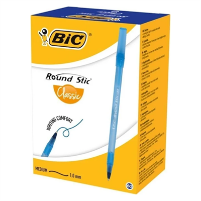 Bic Round Stic Tükenmez Kalem 1 mm Mavi 60lı Paket