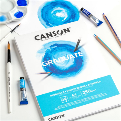 Canson Graduate Suluboya Defteri A4 250gr 20 Yaprak