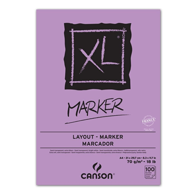 Canson Marker Çizim Defteri A3 70gr 100yp
