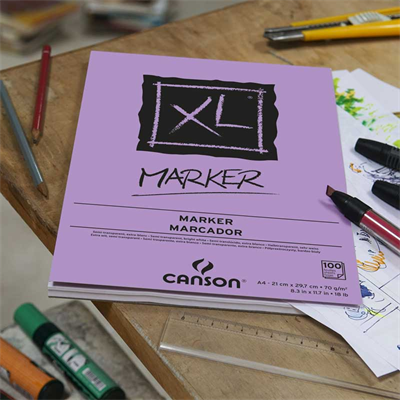 Canson Marker Çizim Defteri A3 70gr 100yp