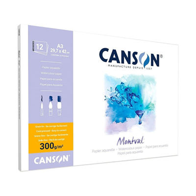Canson Montval Suluboya Defteri A3 300gr 12yp