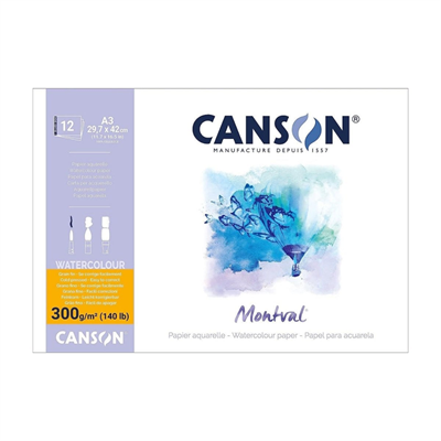 Canson Montval Suluboya Defteri A3 300gr 12yp