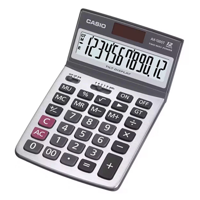 Casio Ax-120St Oynar Başlıklı Hesap Makinesi