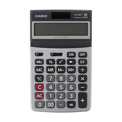 Casio Ax-120St Oynar Başlıklı Hesap Makinesi