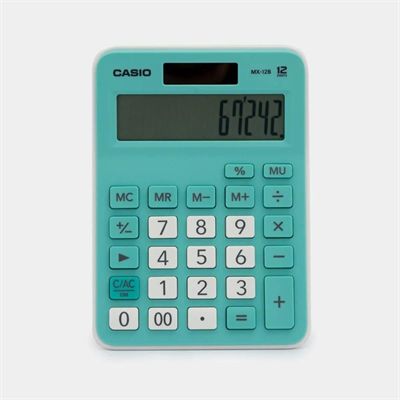 Casıo Mx-12B-Gn Yeşil Hesap Makinası Masaüstü