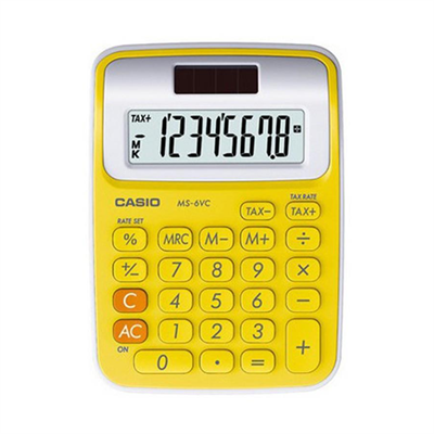Casıo Sl-300Vc-Pk Cep Tipi Hesap Makinası Sarı