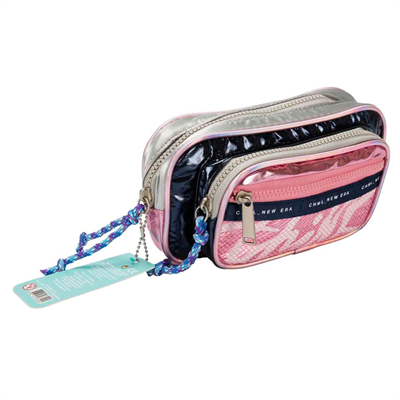 Chımola Blue Sılver Lıghtpınk Kalem Çantası (P-Tb)