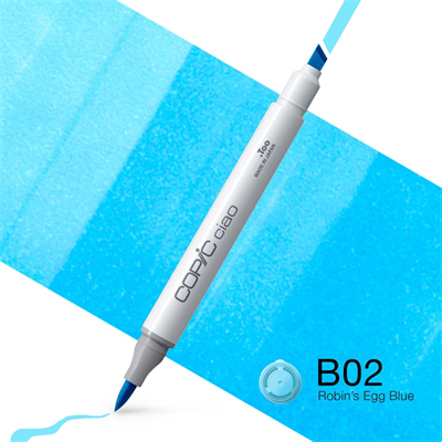 Copic Ciao Marker Kalem B02 Robins Egg Blue