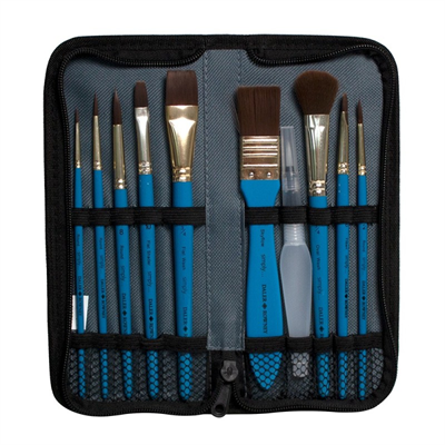 Daler-Rowney Simply 10lu Sentetik Suluboya Fırça Seti (Kutulu)