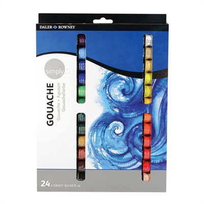 DALER ROWNEYDaler Rowney Simply Guaj Boya 24 Renk x 12 ml.ROWNEY 126600924