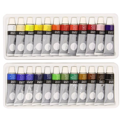 Daler-Rowney Simply Oil Set 24 Renk x 12 ml. Yağlı Boya