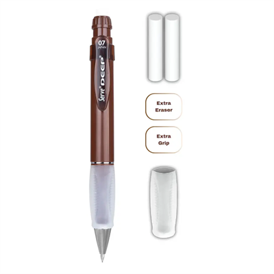 Serve Deep Versatil Kalem 07mm- Toprak Tonları - Yedekli Set (Grip ve Silgi)