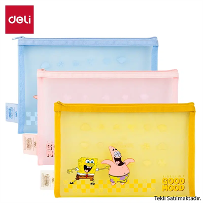 Deli Sünger Bob Zip Bag A5 Eh983