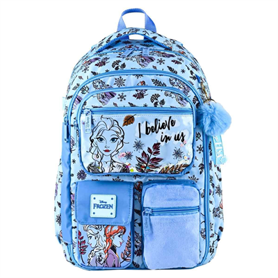 Dısney Frozen Elsa Desenli Mavi Okul Çantası Otto.49264