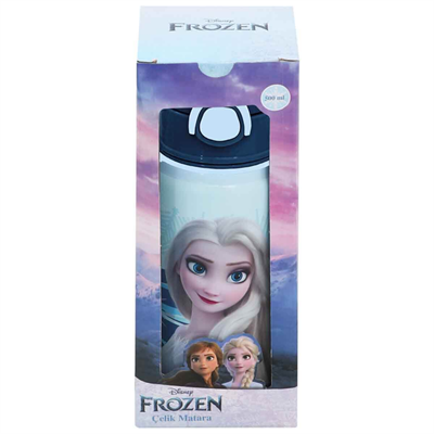 Dısney Frozen Elsa Desenli Çelik Matara 500 ml