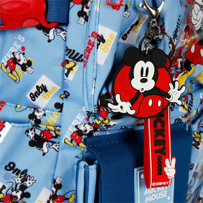 Dısney Mickey Mouse Desenli Mavi Okul Çantası