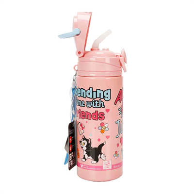 Dısney Minnie Mouse Desenli Pembe Matara 500 ml