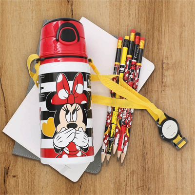 Disney Minnie Mouse Desenli Çelik Matara 500 ml