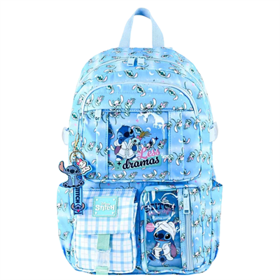 Dısney Stitch Desenli Mavi Okul Çantası OTTO.49300 