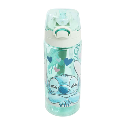 Dısney Stitch Desenli Yeşil Matara 500 ml