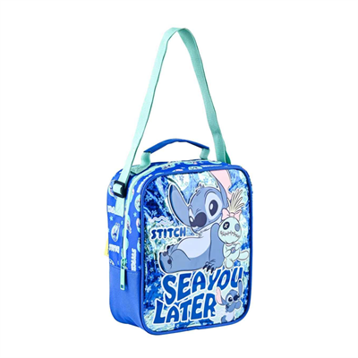 Dısney Stitch Desenli Mavi Beslenme Çantası Otto.49159