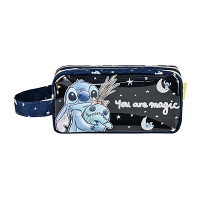 Dısney Stitch Desenli Lacivert Kalem Kutusu Otto.49286