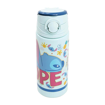 Dısney Stitch Hope Yazılı Matara 500 ml