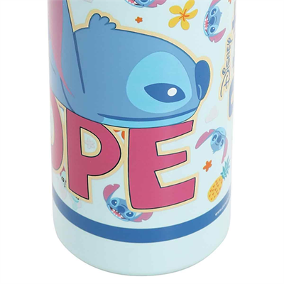Dısney Stitch Hope Yazılı Matara 500 ml