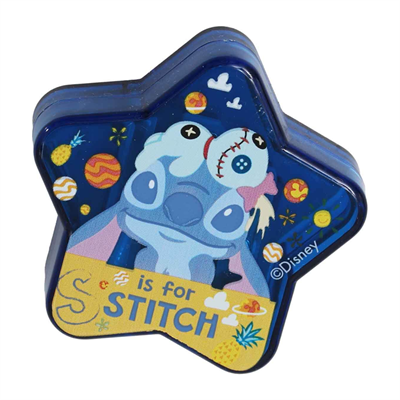 Dısney Stitch Desenli Yıldız Şekilli Hazneli Kalemtıraş