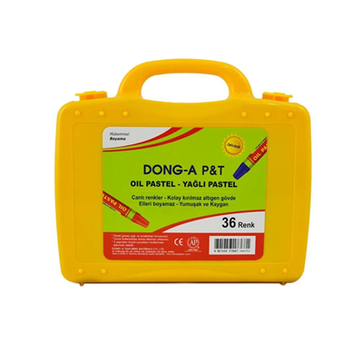 Dong-A P&T 262136 Yağlı Pastel Boya 36 Renk Plastik Çantalı