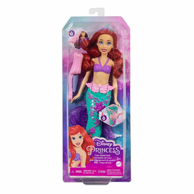 Disney Prenses Muhteşem Renk Değiştiren Saçlı Deniz Kızı Ariel Bebek HLW00
