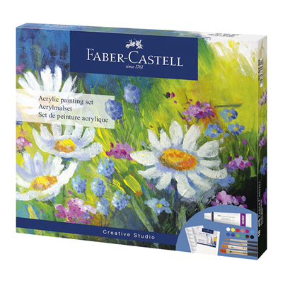 FABER-CASTELLF.CASTELL AKRILIK BOYA BOYAMA SETİ4005403792800