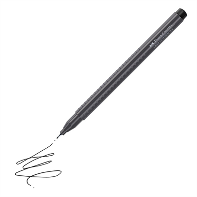 Faber Castell Grip Finepen 0.4 Keçeli Kalem Black