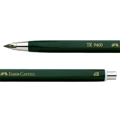 Faber-Castell Uclu Kalem 3.15mm 6B TK 9400