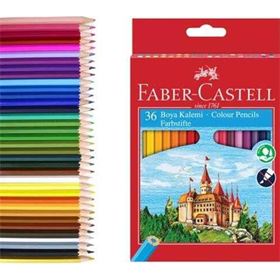 Faber-Castell 36 Renk Kuru Boya Kalemi 5171000010