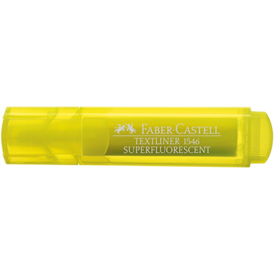 Faber-Castell Fosforlu Sarı Şeffaf Gövde
