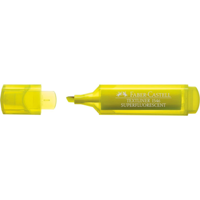 Faber-Castell Fosforlu Sarı Şeffaf Gövde