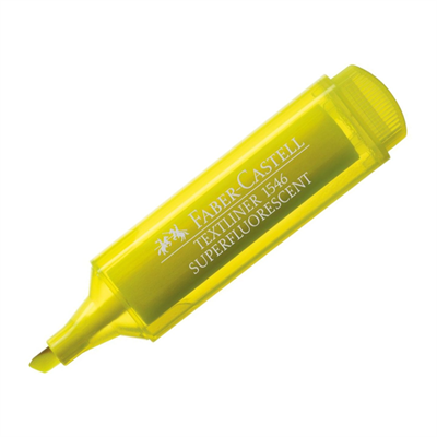 Faber-Castell Fosforlu Sarı Şeffaf Gövde