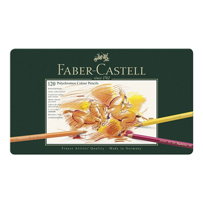 Faber-Castell 120 Renk Polychromos Kuru Boya Yeşil Seri