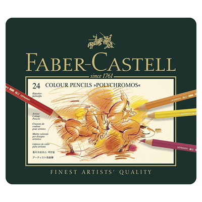 FABER-CASTELLFABER-CASTELL 24 Renk Polychromos Kuru Boya Yeşil seri258781