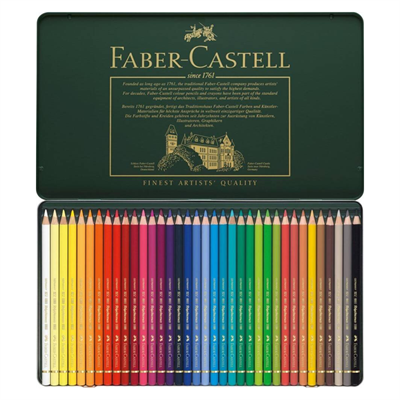 Faber-Castell 36 Renk Polychromos Kuru Boya Yeşil Seri