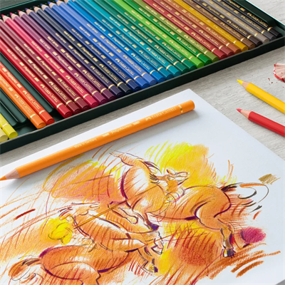 Faber-Castell 36 Renk Polychromos Kuru Boya Yeşil Seri