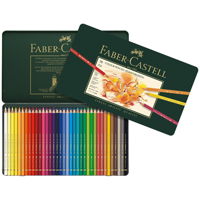 Faber-Castell 36 Renk Polychromos Kuru Boya Yeşil Seri