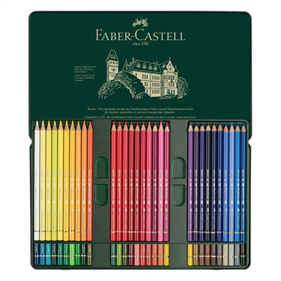 Faber-Castell 60 Renk Polychromos Kuru Boya Yeşil Seri