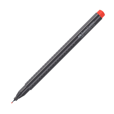 Faber Castell Grip Finepen 0.4 Keçeli Kalem Kırmızı