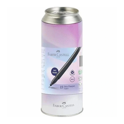 Faber-Castell Grip Finepen 15 Li Kutu Karışık Renk